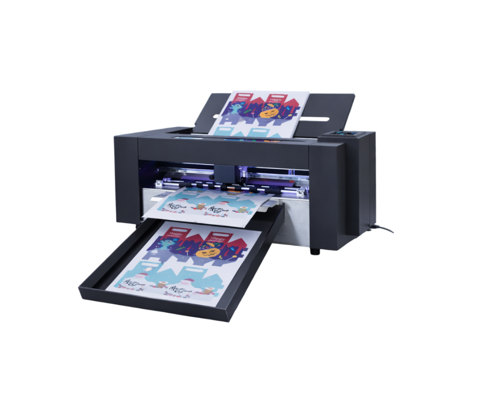 Label Cutter VM350 plus Doppia testa per taglio e cordonatura (Camera Cut software, EU plug, 2pcs strip)