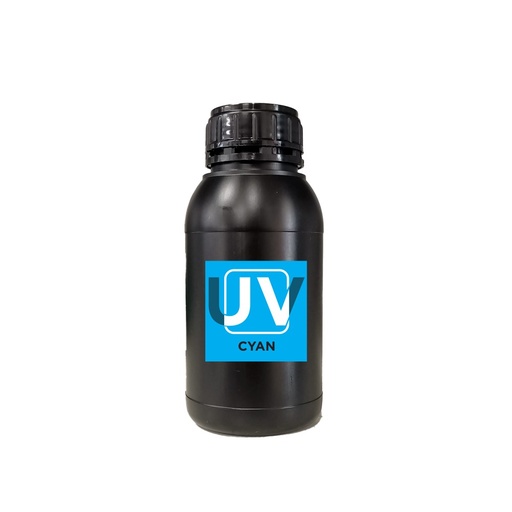 [RFOIUV-500-C] BOTTIGLIA 500 ML cyan ECO-UV INK